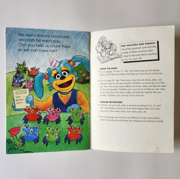 Oodles of Bootles 1998 Vintage Kids Math Book - Picture 4 of 5